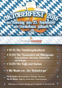 Oktoberfest in Albach