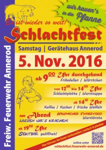 34. Schlachtfest Annerod