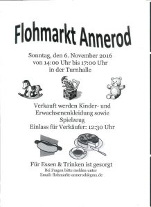 Flohmarkt Annerod