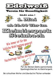 1. Mai Edelweiss Streinbach