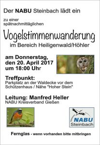 Vogelstimmenwanderung