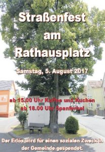 Strassenfest Rathausplatz Steinbach 2017