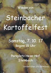 Kartoffelfest Steinbach 2017