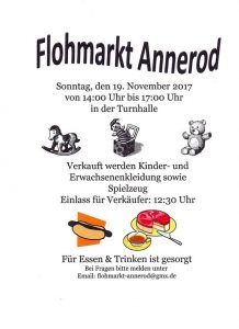 Flohmarkt Annerod 2017