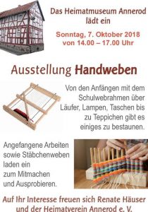 Ausstellung Handweben Annerod