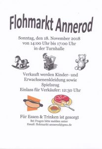 Flohmarkt in Annerod