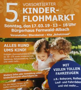 Vorsortierter Kinderflohmarkt in Albach