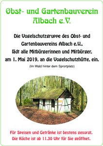 1. Mai beim Obst- und Gartenbauverein Albach