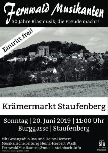 Platzkonzert auf dem Krämermarkt in Staufenberg