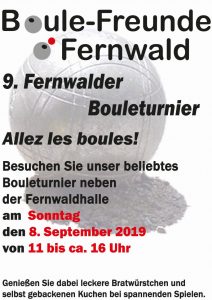 9. Fernwalder Bouleturnier