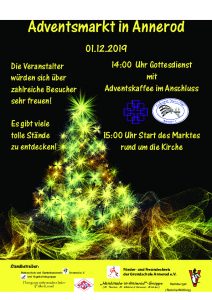 Adventsmarkt in Annerod 2019