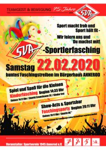 Sportlerfasching beim SVA