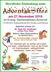 Adventskaffee Annerod 2016