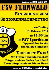 Seniorennachmittag des FSV 1926 Fernwald