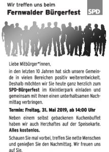 SPD Fernwald - Fernwalder Bürgerfest