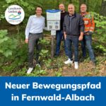 Neuer Bewegungspfad in Albach